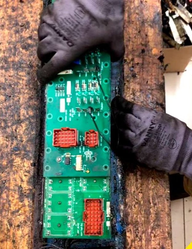 Recuperação de placa eletrônica industrial