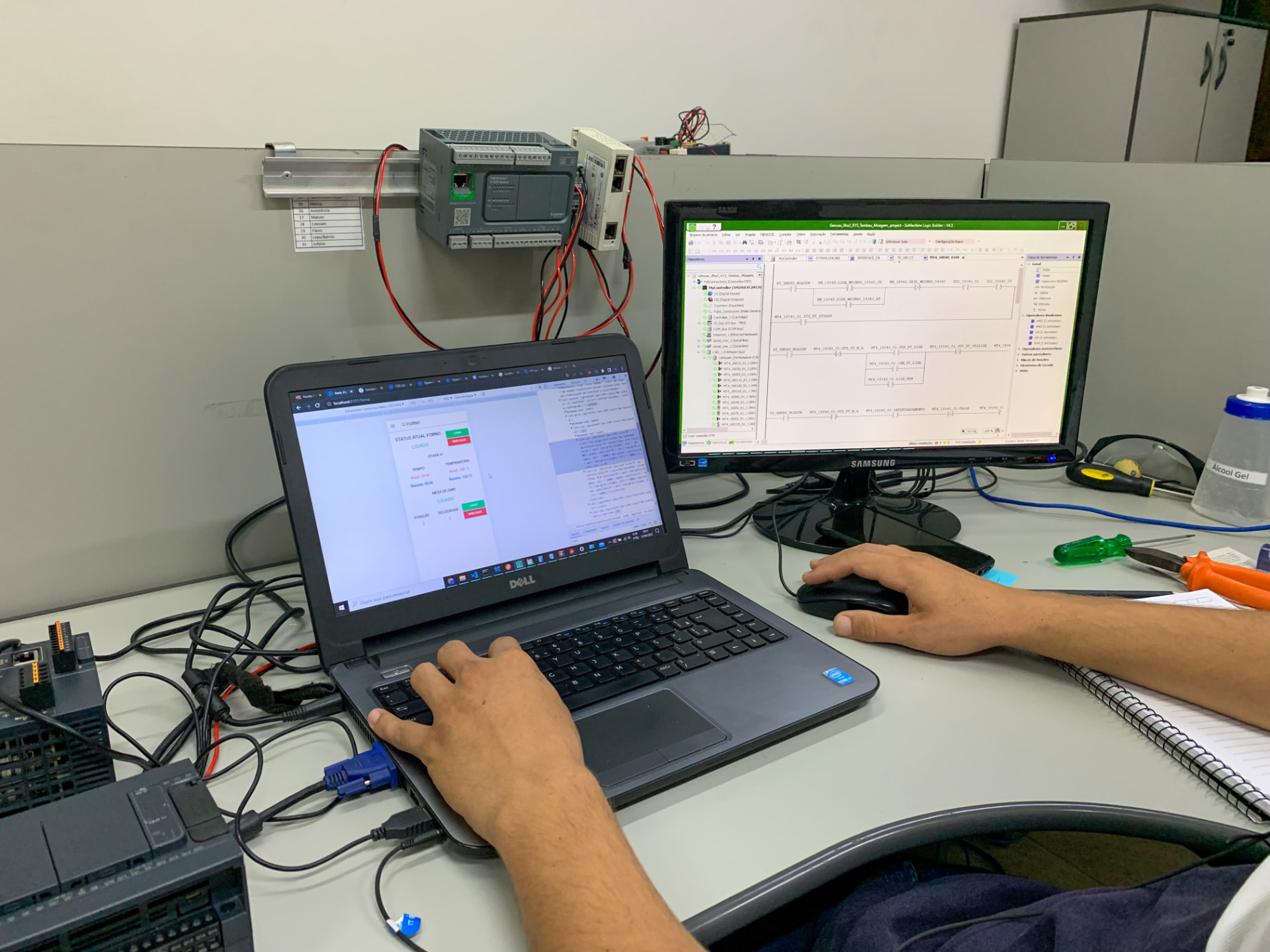 Serviços de automação industrial